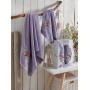 9331 Лиловый VIOLET (50х80+70х130 ) в коробке Набор полотенец MERZUKA